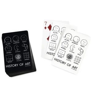 MoMA History of Art playing cards-2 decks in plastic case/Donald Seitz design
